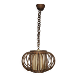 Rattan pendant light, 1970