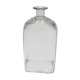 Glass bottle decorated with gold motifs