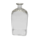 Glass bottle decorated with gold motifs