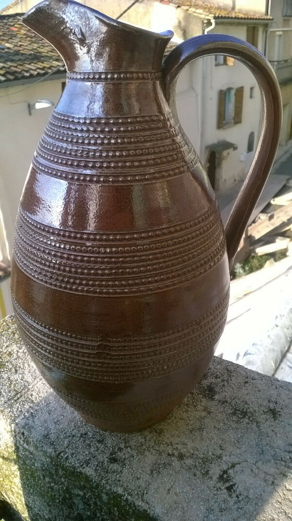 Pichet en grès du beauvaisis