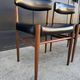 Chaises style scandinave années 60