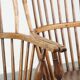 ensemble de deux chaises stickback Windsor anglaises antiques du 19e siècle