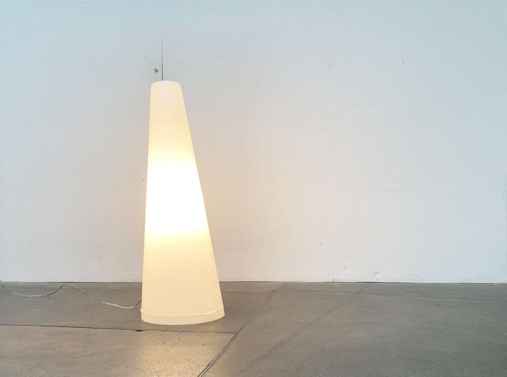 Italian postmodern cone floor lamp by Emporium
