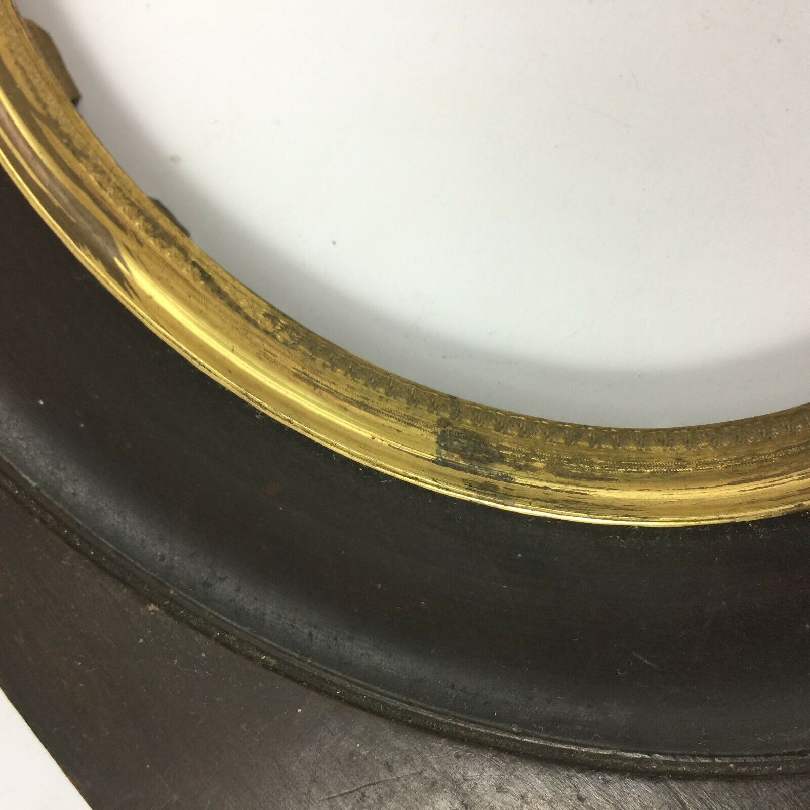 Frame of miniature wood and brass dore debut XlXeme