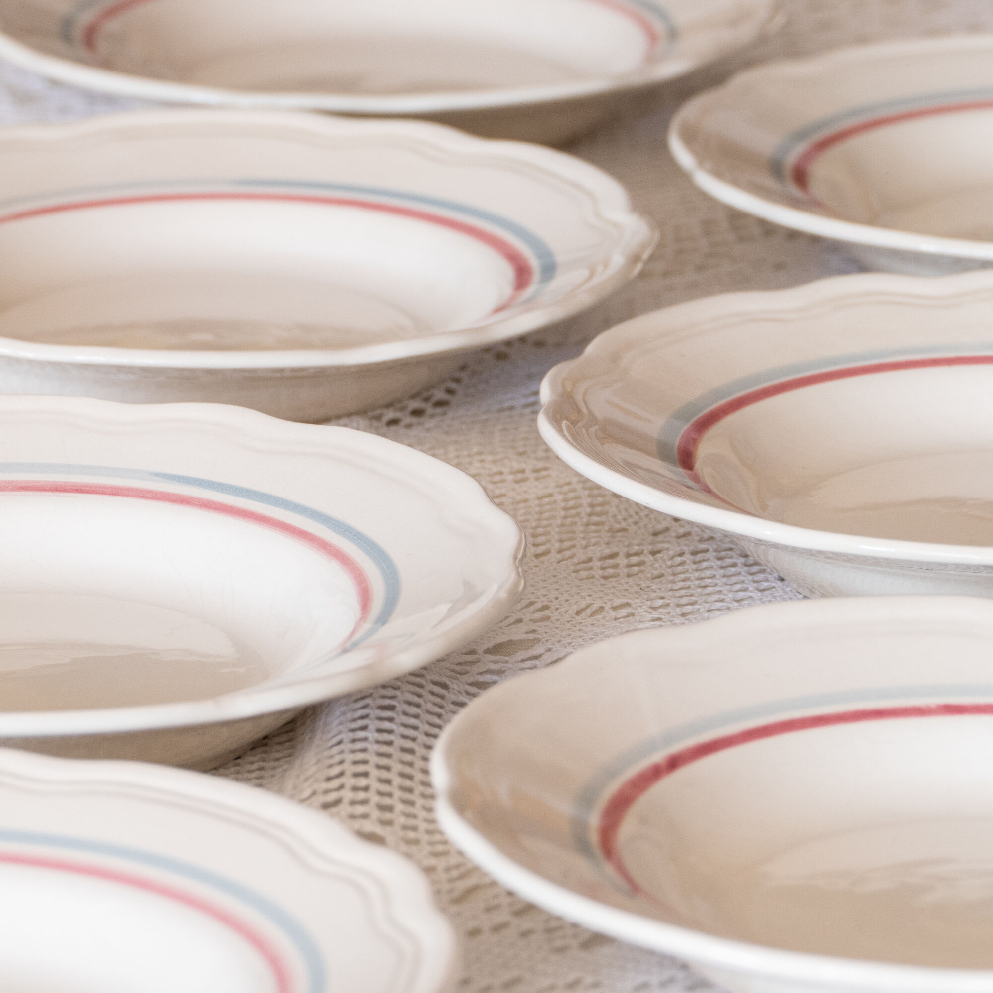 Vintage porcelain plates