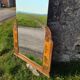 Vintage art deco trumeau mirror circa 1920