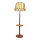 Vintage rattan floor lamp