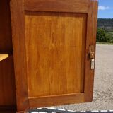 Vintage buffet in light and black oak