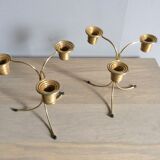 Wire dorė 60s candlesticks