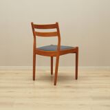 Set of six teak chairs, Danish design, 1970s, designer: Poul M. Volther