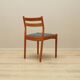 Set of six teak chairs, Danish design, 1970s, designer: Poul M. Volther