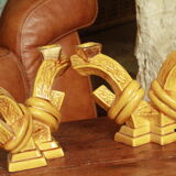 Pair of candle holders