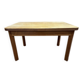 Table avec rallonges  années 50 en orme