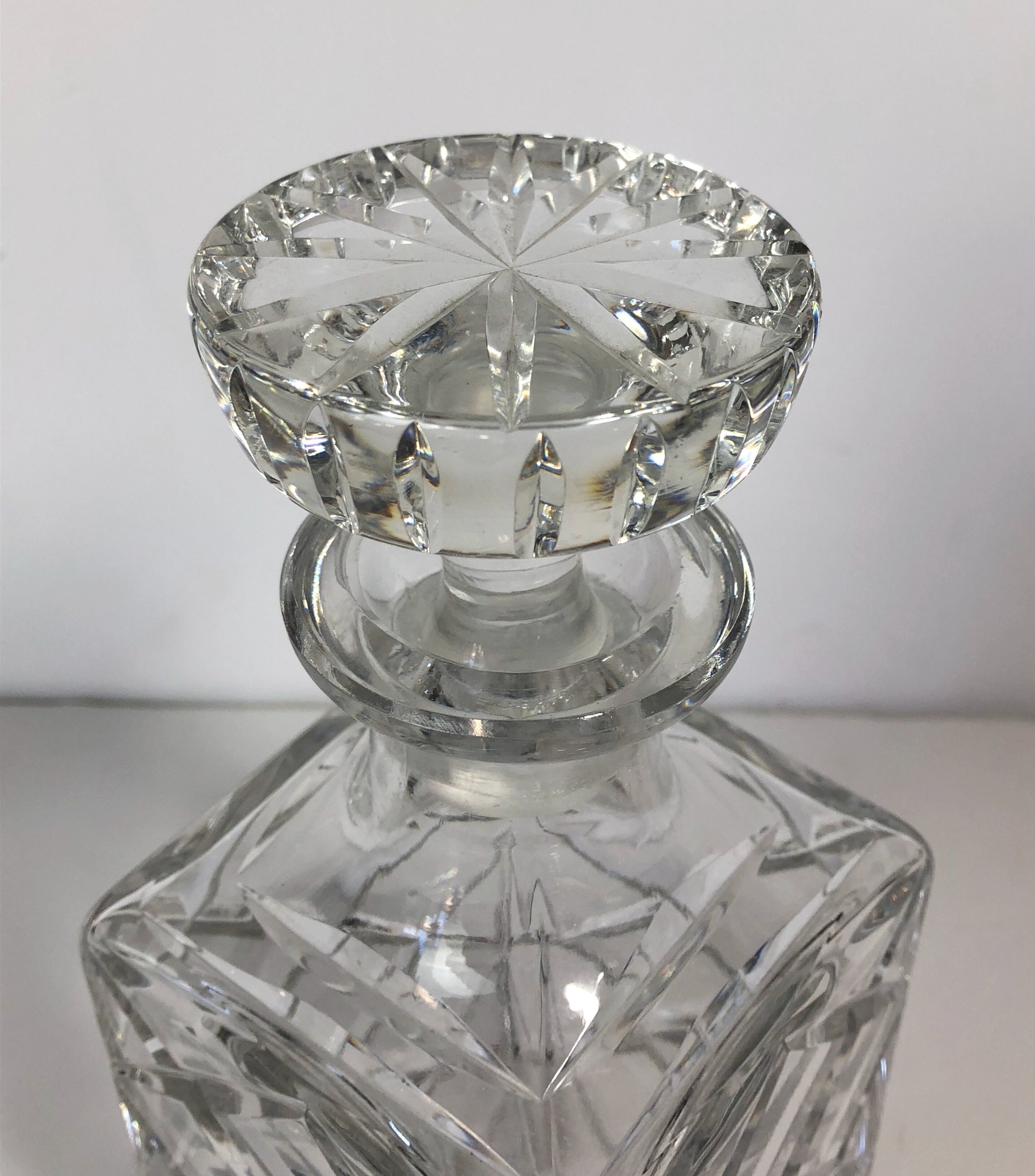 Decanter whiskey old st louis crystal