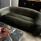 Emet three seater sofa, velvet deep soho home