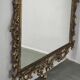 Italian Rococo Revival Gilt Metal Wall Mirror, 1950s