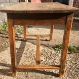 Farm table in fir 150 cm 2 drawers