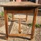 Table de ferme en sapin 150 cm 2 tiroirs