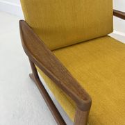 Fauteuil lounge danois vintage en teck, années 1970