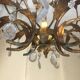Golden iron lustre and pampilles