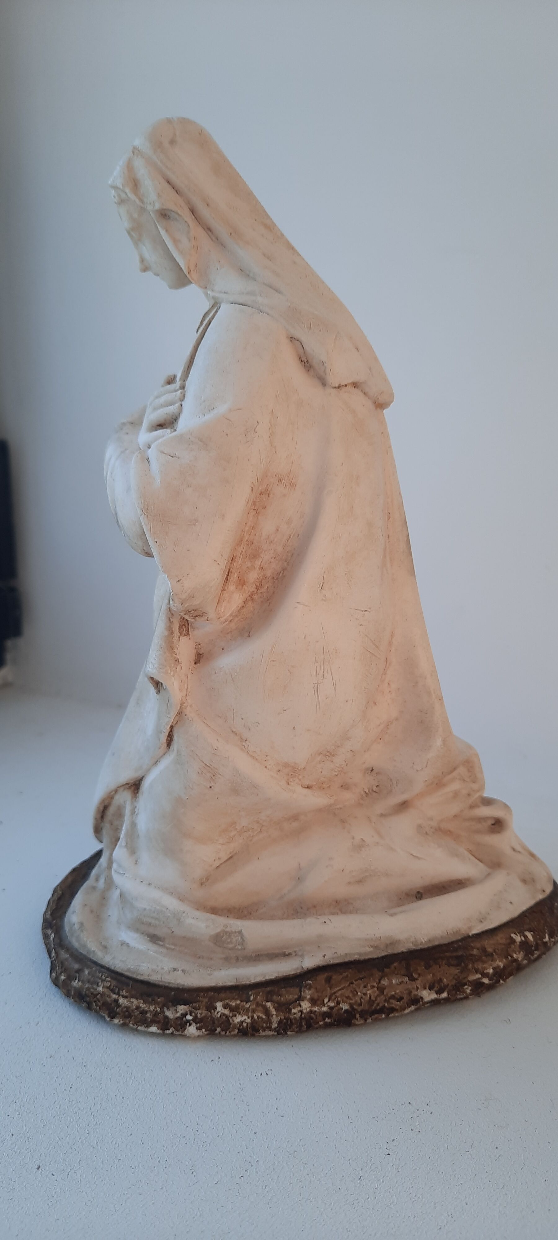 Virgin in plaster