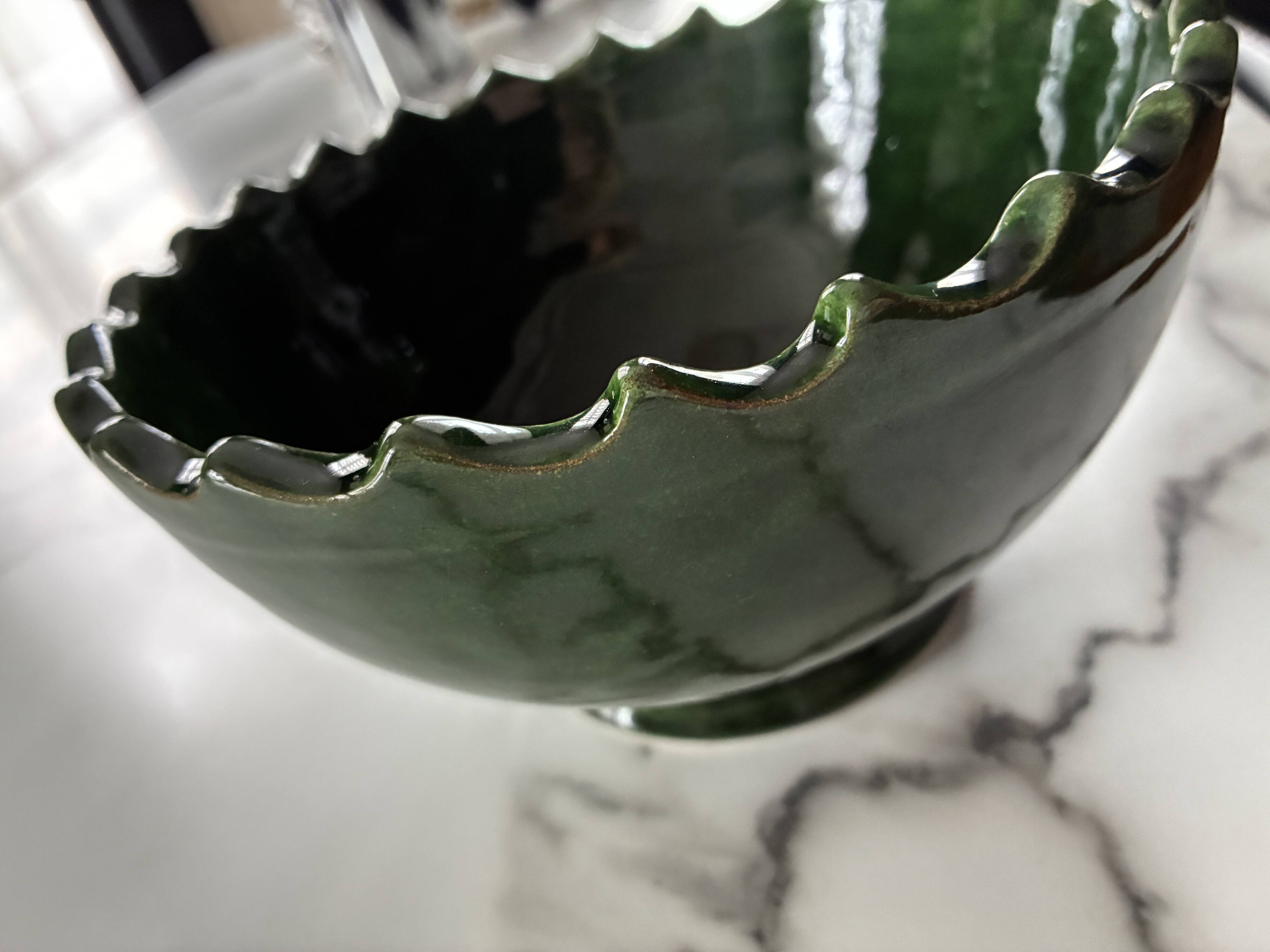 Large Tamegroute salad bowl Morocco