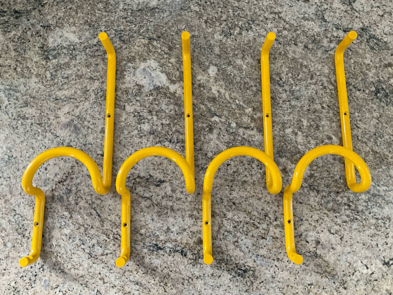 Series of 4 “Taka” hooks by Cesar Rota Nodari Acerbis