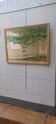 Gold Art Deco style mirror (1925-1945) with bevelled glass.