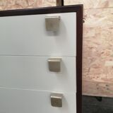 Pair of chests of drawers with bookcase