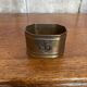 Antique Brass Napkin Ring + Vintage Marine Anchor #B668
