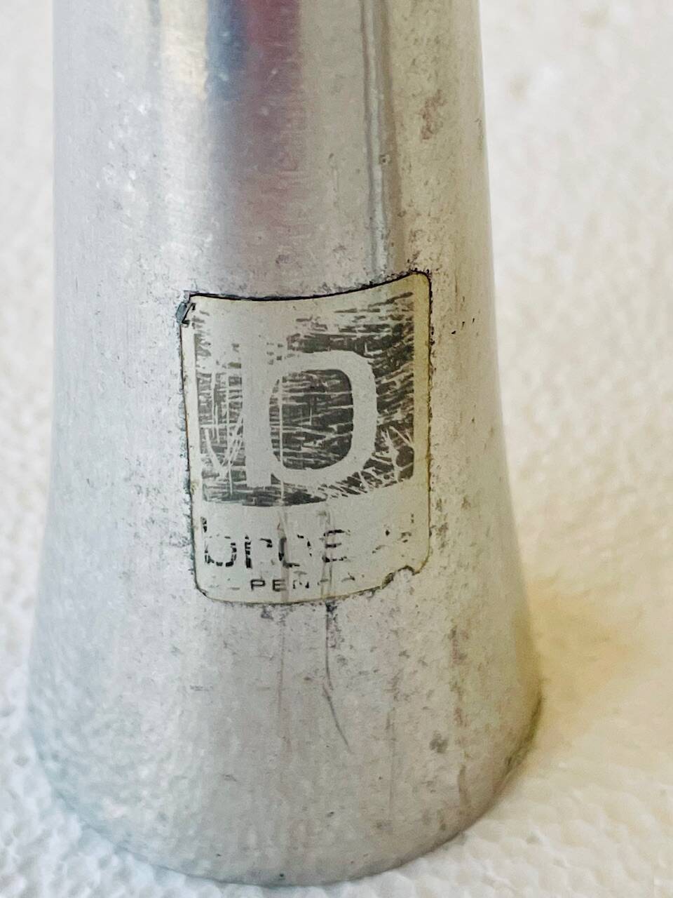 Scandinavian pair of candlesticks by Broste, Copenhagen circa 1970/1980.