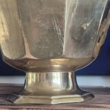 Golden brass cup