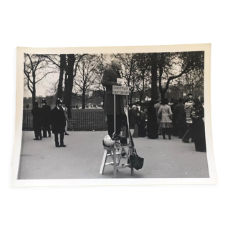 Tirage photo 80, manifestant. Londres Angleterre