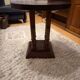 Vintage Art Deco round side table, 1930s