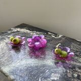 6 pop pink glass cups