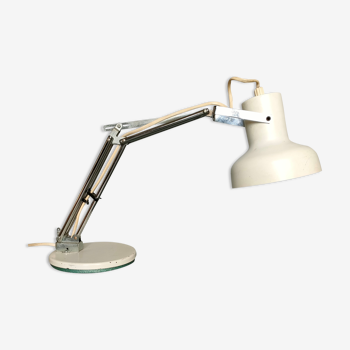 Articulated metal desk lamp from the 1950s/1960s