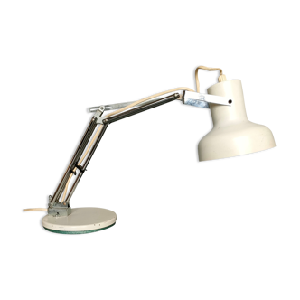 Articulated metal desk lamp from the 1950s/1960s
