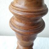 Wooden lamp foot