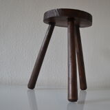 Brutalist modernist tripod stool 1950