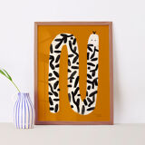 Pop-up Christmas 22 - Wall poster snake plant pattern 30cm*40cm