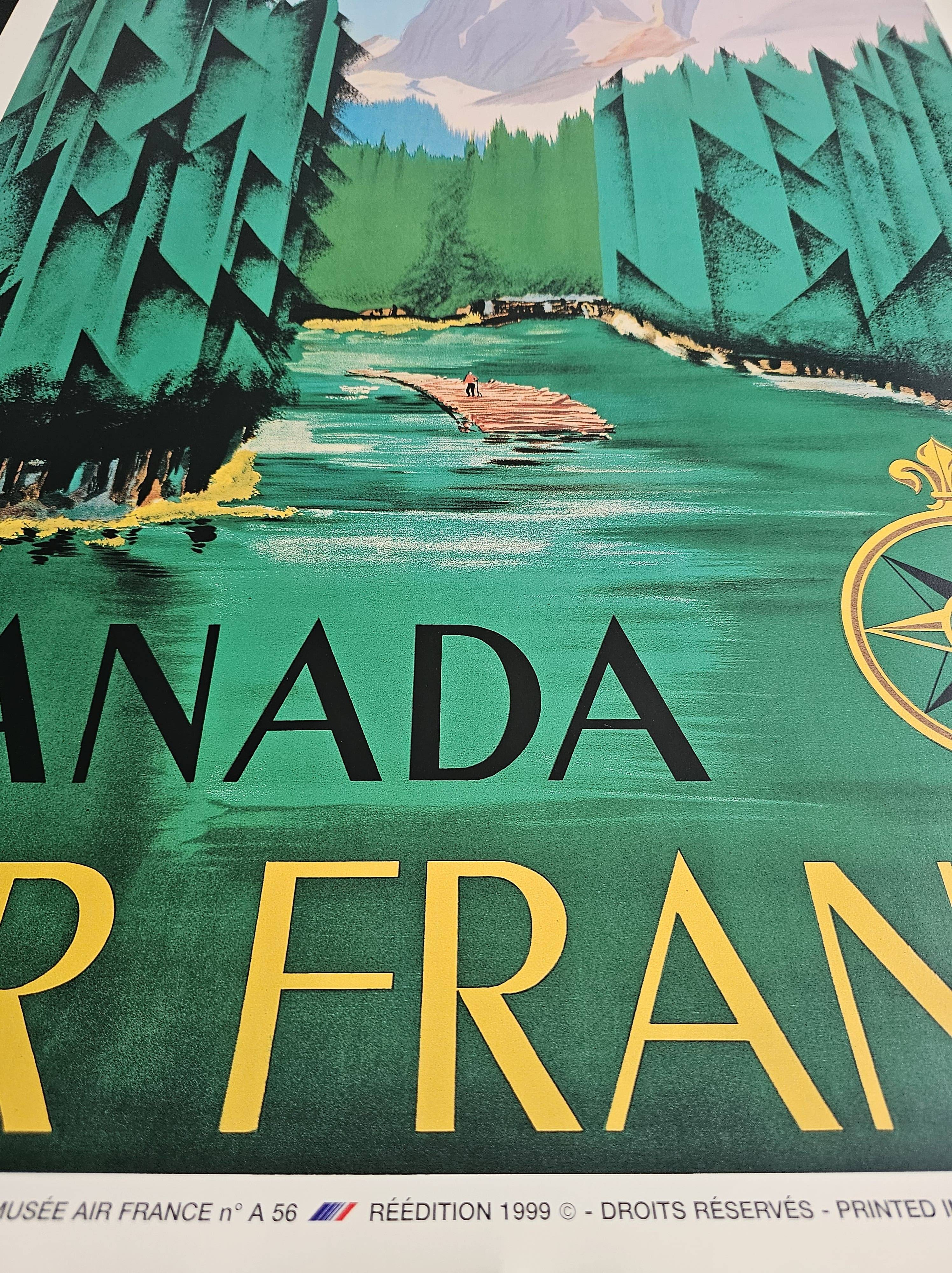 Air france - canada poster