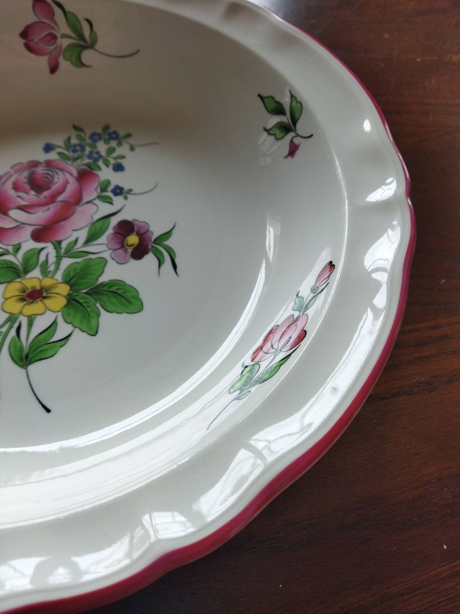 Shallow dish "Fine Street Lamp" KG Lunéville