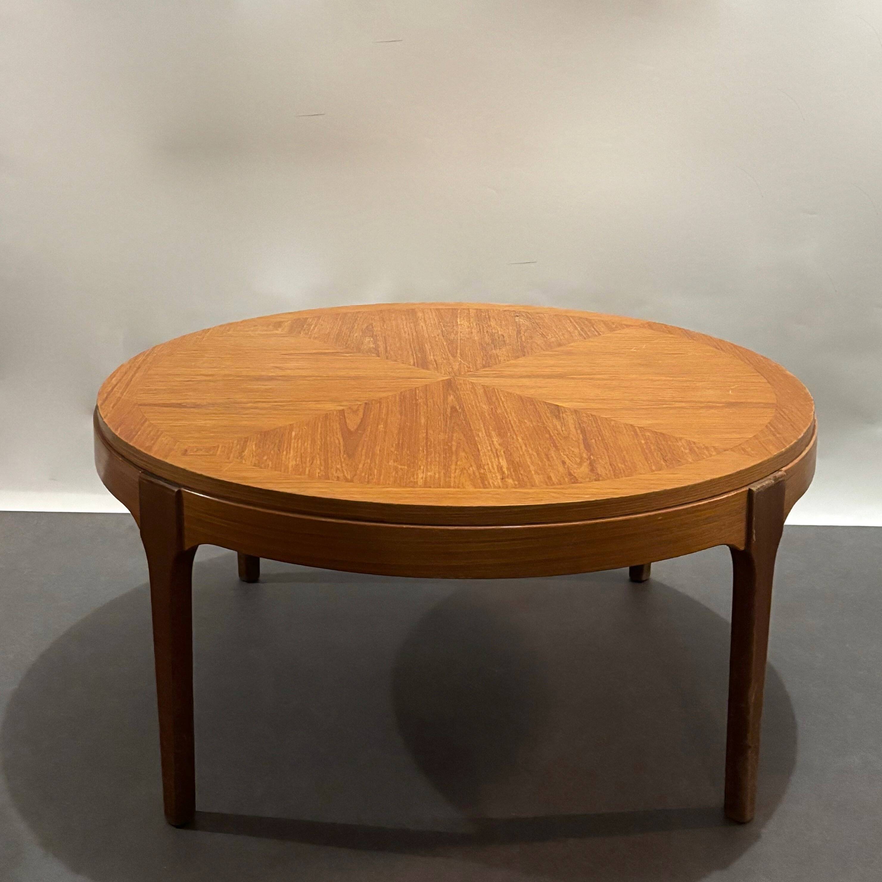 60s round coffee table