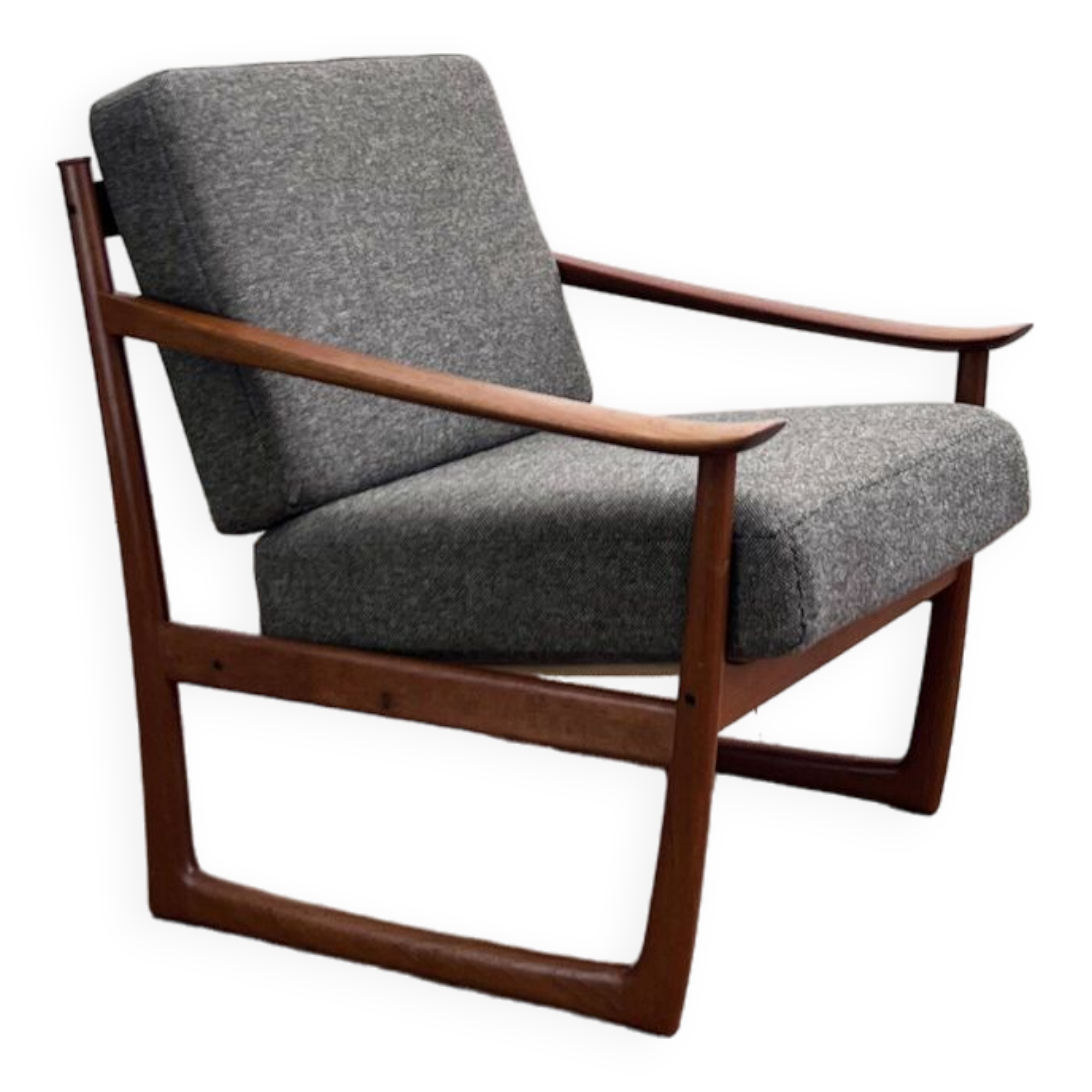 Mid-Century Modern Lounge Chair in Teak by Peter Hvidt an Orla Mølgaard Nielson for France and Son