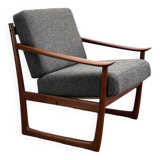 Mid-Century Modern Lounge Chair in Teak by Peter Hvidt an Orla Mølgaard Nielson for France and Son