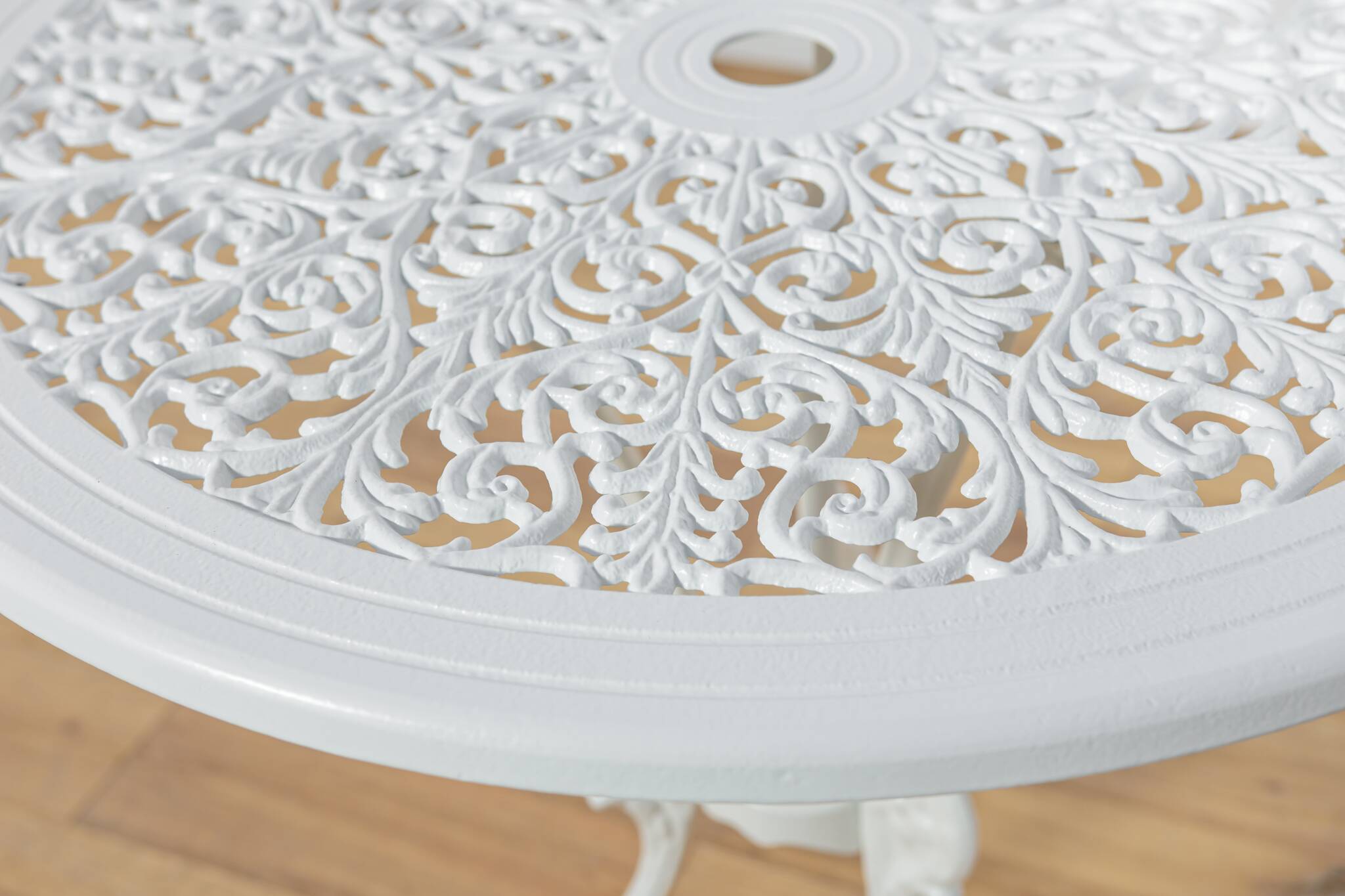 Art Nouveau Aluminum Garden Chairs, 1950s, United Knigdom, Set of 5