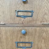 Meuble de métier à clapets en chêne, rénové