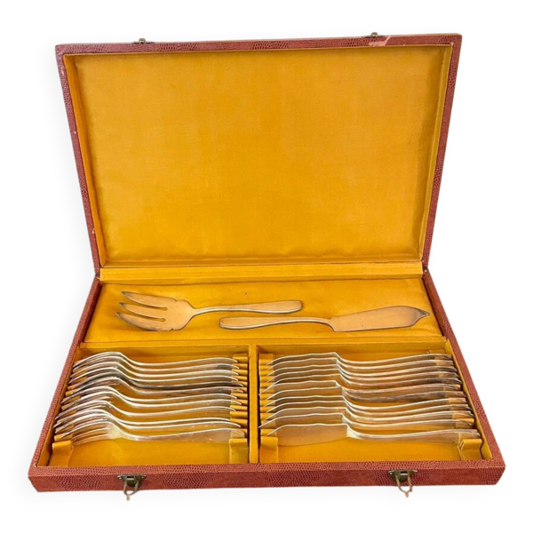 Service à poisson SFAM métal argenté