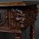 Small walnut desk, Henri II style – late 19th century