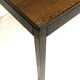 Vintage extendable dining table in wenge Brutalist style from the 1960s.